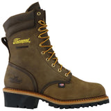 Thorogood 9-Inch Steel Toe Brown Waterproof USA-Made Logger Boot