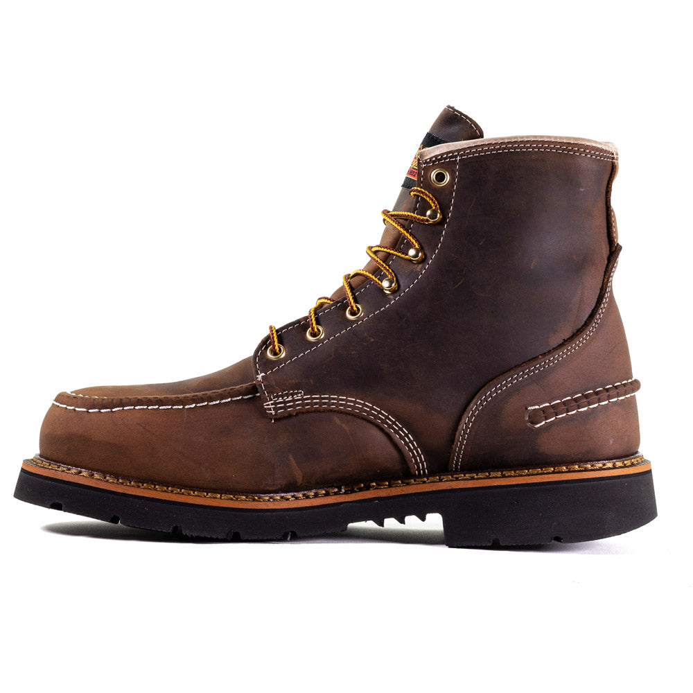 Thorogood 1957 Brown Mid Waterproof Moc Steel Toe Work Boot