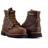 Thorogood 1957 Brown Mid Waterproof Moc Steel Toe Work Boot