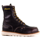 Thorogood 1957 Brown 8-Inch Waterproof Moc Wedge Steel Toe Work Boot