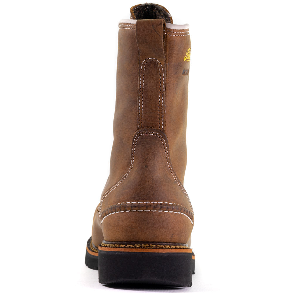 Thorogood 1957 Brown 8-Inch Waterproof Moc Steel Toe Work Boot