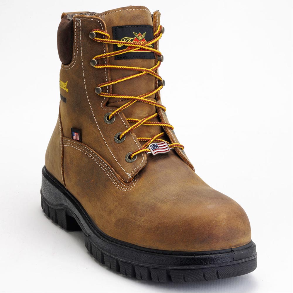 Thorogood Genesis 6-inch Crazyhorse Brown Nano Composite Toe Waterproof Men's Work Boot