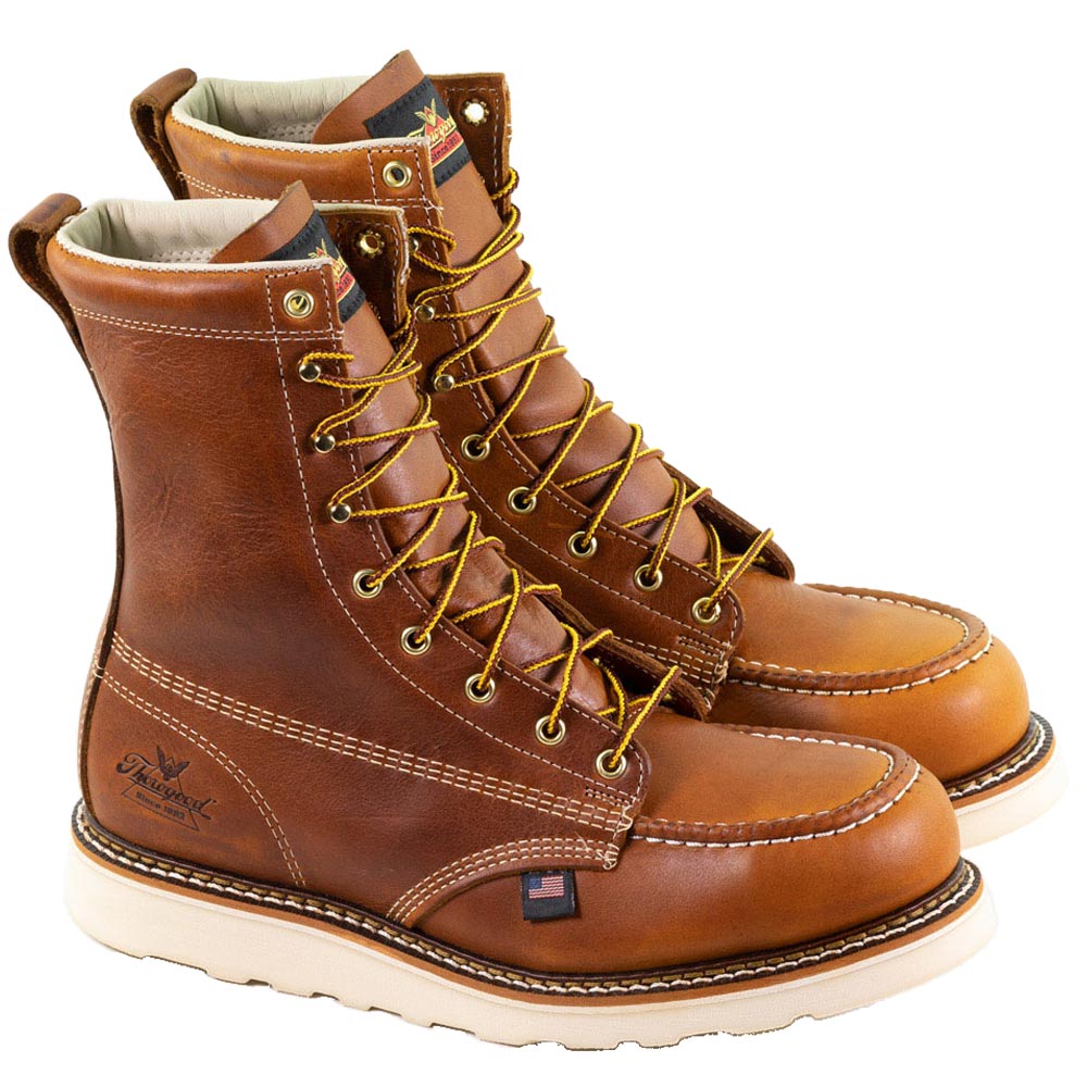 Thorogood 804-4208 USA Made 8-inch Wedge Sole Safety Toe Boots Thorogood 804-4208 USA Made 8-inch Wedge Sole Safety Toe Boots