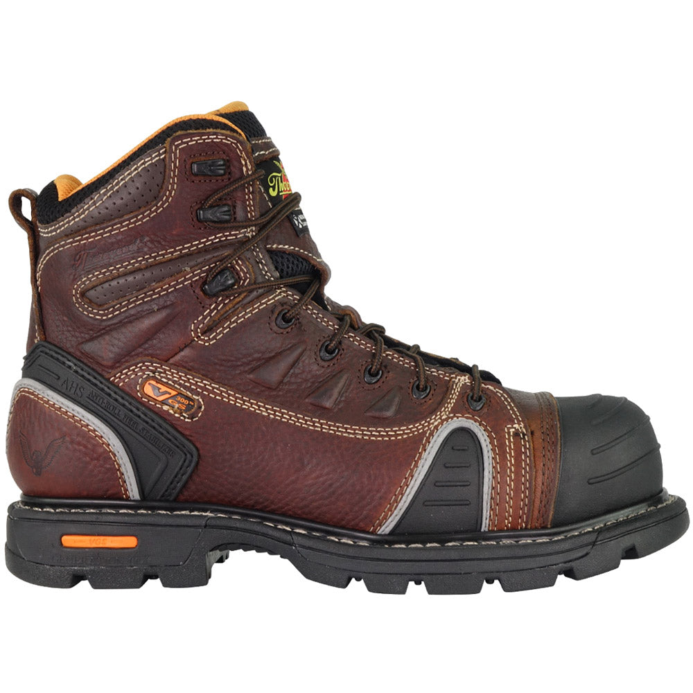 Thorogood Gen Flex 2 6-inch Brown Lace to Toe Safety Toe Boots - 804-4445