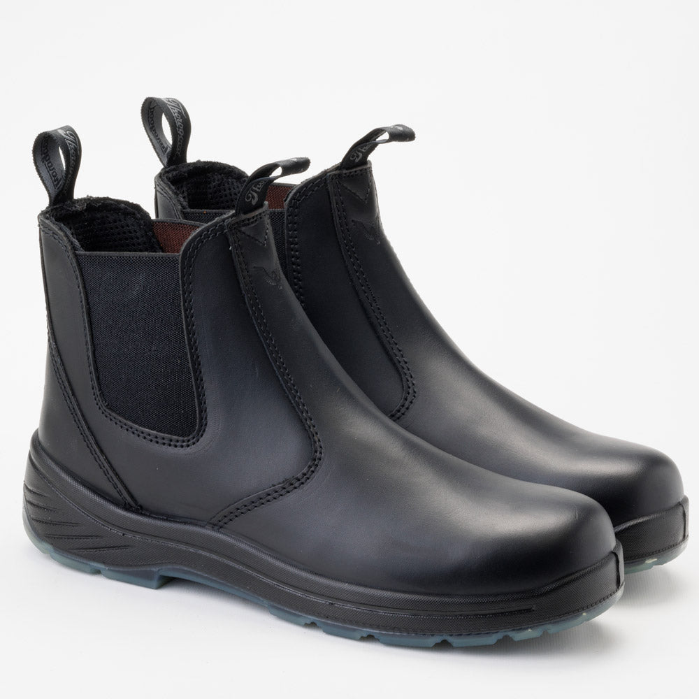 Thorogood Quick Release Mid Black PR Slip-On Work Boot