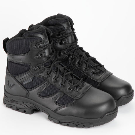 Thorogood Deuce Deuce 6-inch Waterproof Side Zip Composite Safety Toe Black Uniform Boots - 804-6190