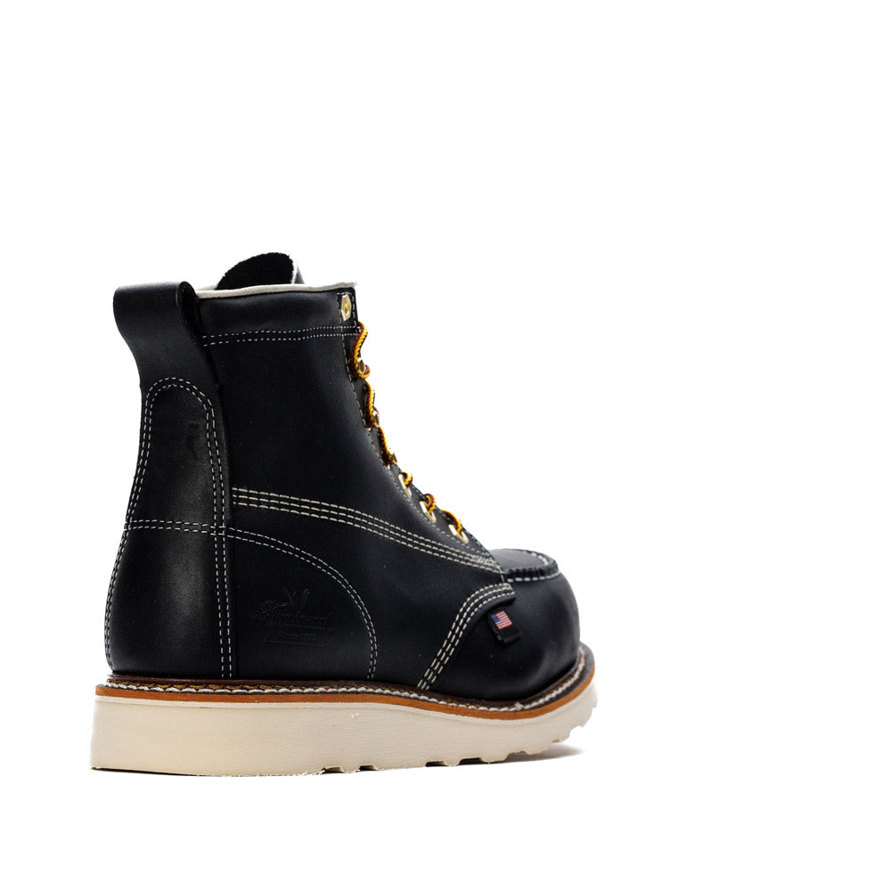Thorogood Black 8-Inch ST Moc Wedge Work Boot Thorogood Black 8-Inch ST Moc Wedge Work Boot