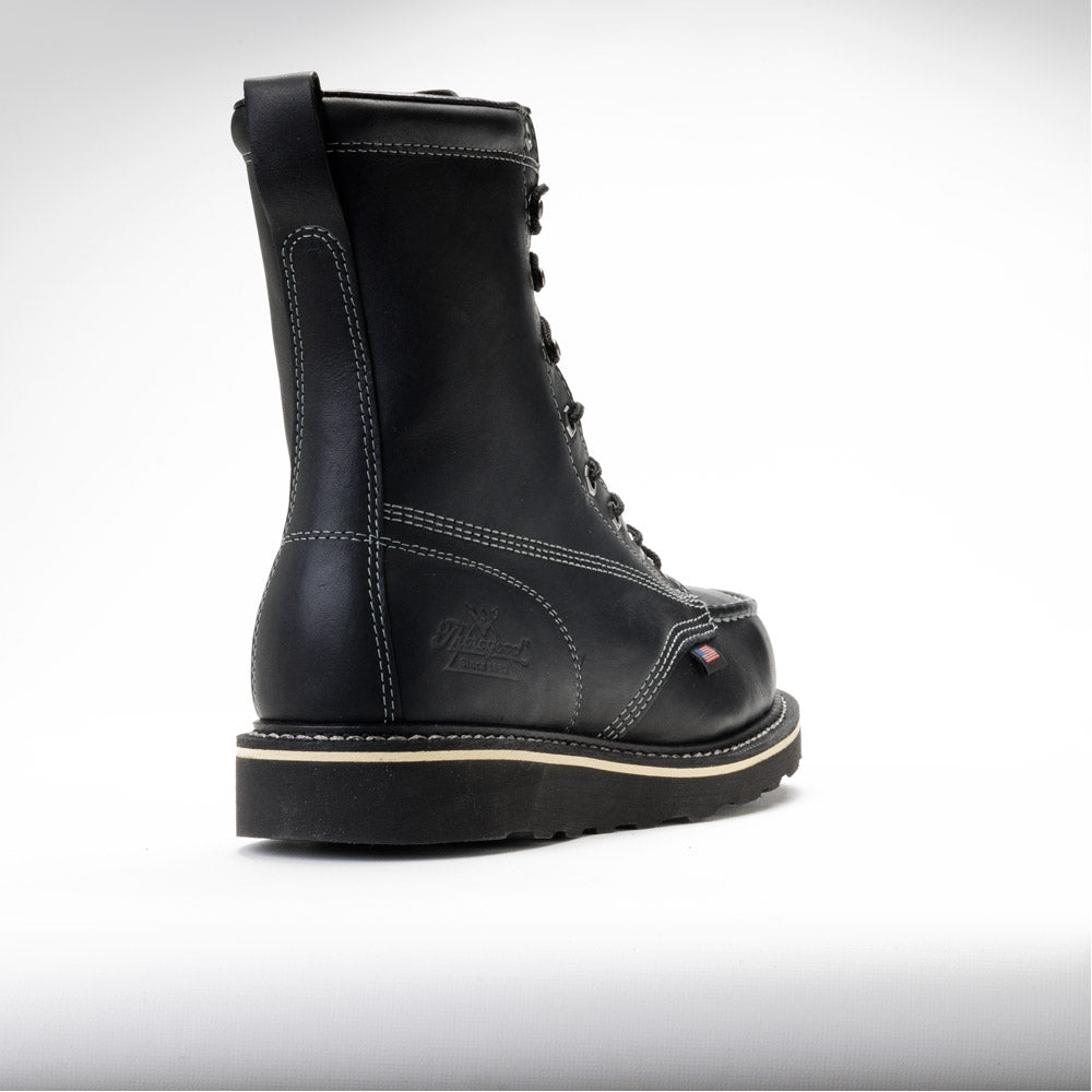 Thorogood American Heritage 8-Inch Black Work Boots 804-6208