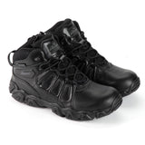 Thorogood Crosstrex Mid Polishable Black Composite Toe Side-Zip Tactical Boot