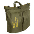 Military-Style Stamped Pilot Helmet Bag