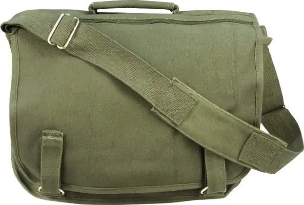 Vintage European Style Canvas Messenger