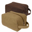 Vintage Military Style Canvas Toiletry Bag