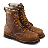 Thorogood USA 1957 Series 8-Inch Brown Waterproof Moc Toe Work Boot