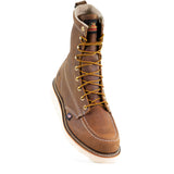 Thorogood American Heritage 8-Inch Light Brown Moc Wedge Work Boot