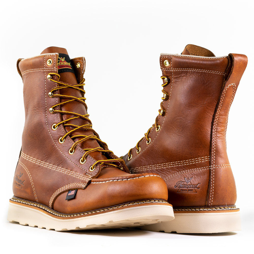 Thorogood 814-4201 American Made Moc Toe Wedge Sole Work Boots