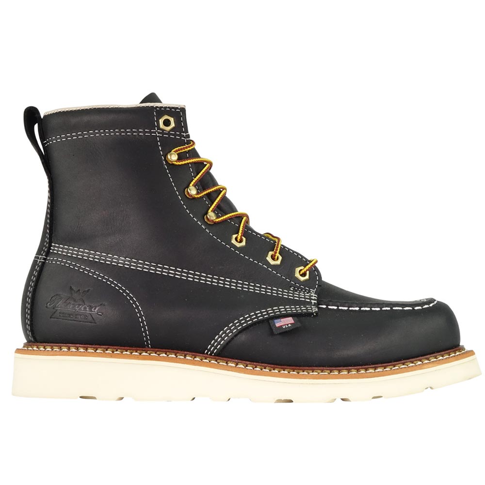 Thorogood 814-6201 USA Made 6-inch Moc Toe Wedge Sole Work Boots