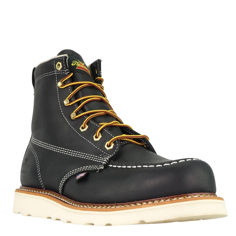 Thorogood 814-6201 USA Made 6-inch Moc Toe Wedge Sole Work Boots