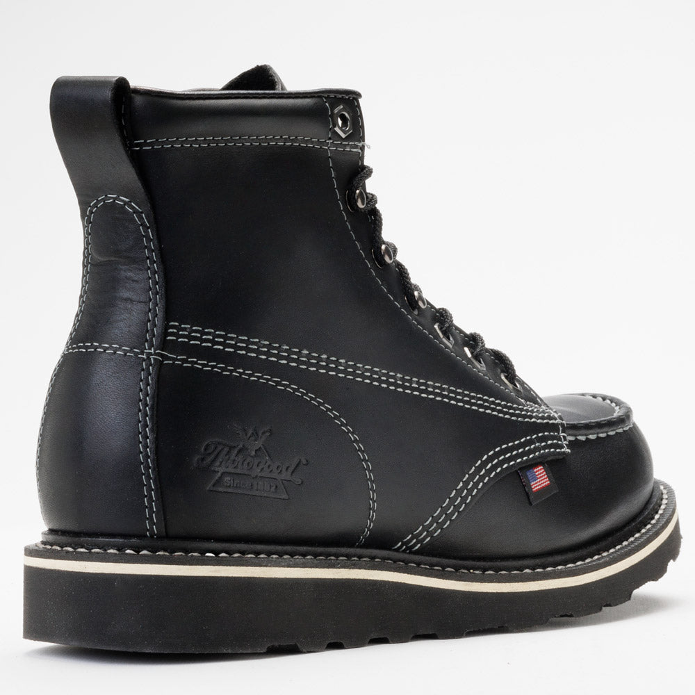 Thorogood American Heritage Mid Black Work Boots 814-6206