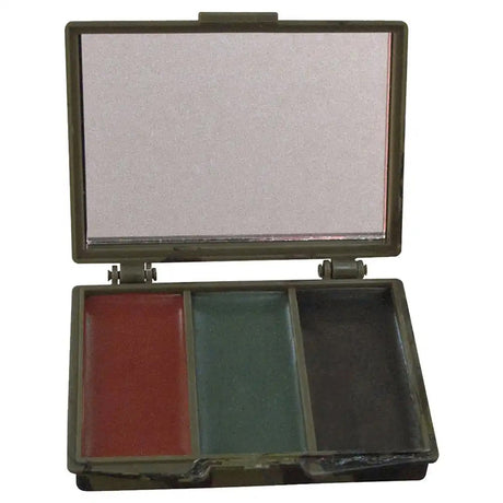 3-Color Woodland Camouflage Military Face Paint Compact