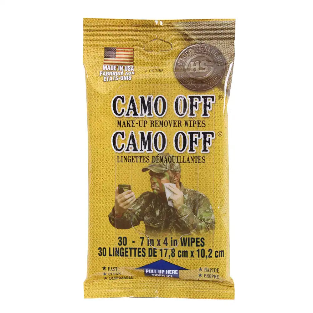 Camo-Off Camouflage Face Paint Remover Wipes