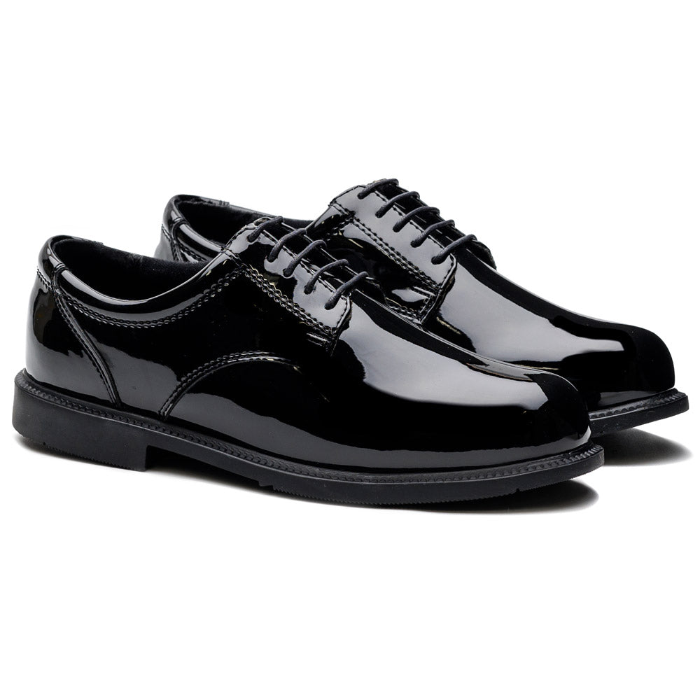 Thorogood Poromeric Academy Black Oxford Uniform Shoes - 831-6031