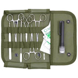 Military Surgical & Suture Kit with MOLLE Attachment