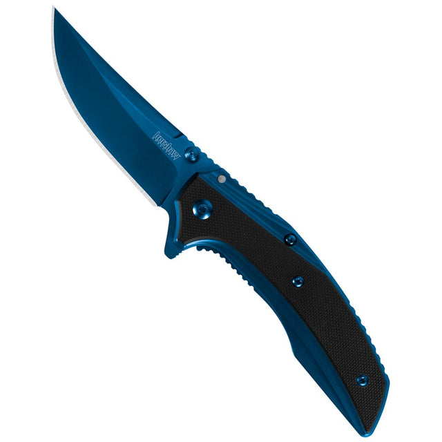 Kershaw Outright Blue Clip Point Assisted Opening Folding Knife