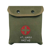 Basic Issue M-1 Medium Olive Drab First Aid Kit