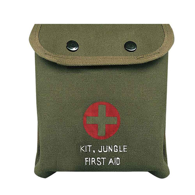 Basic Issue M-1 Medium Olive Drab First Aid Kit