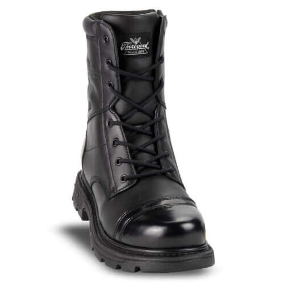 Thorogood 8-inch Side Zip Jump Black Uniform Boot 834-6888