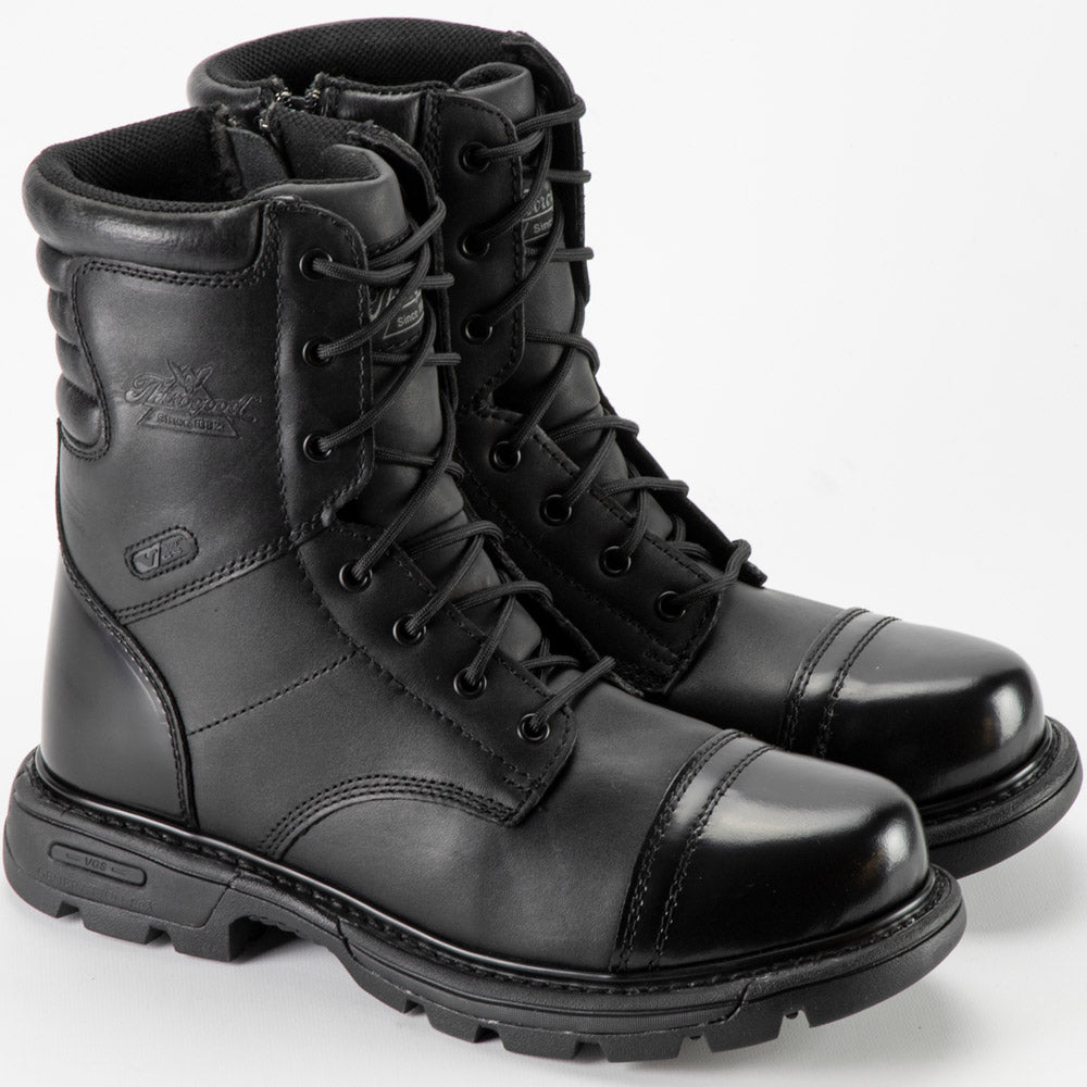 Thorogood 8-inch Side Zip Jump Black Uniform Boot 834-6888