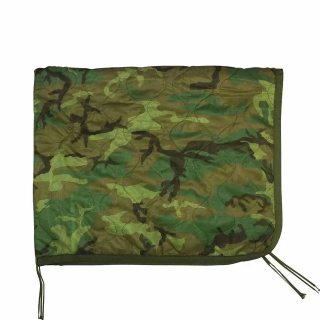 62 x 82-Inch Woodland Camouflage Poncho Liner