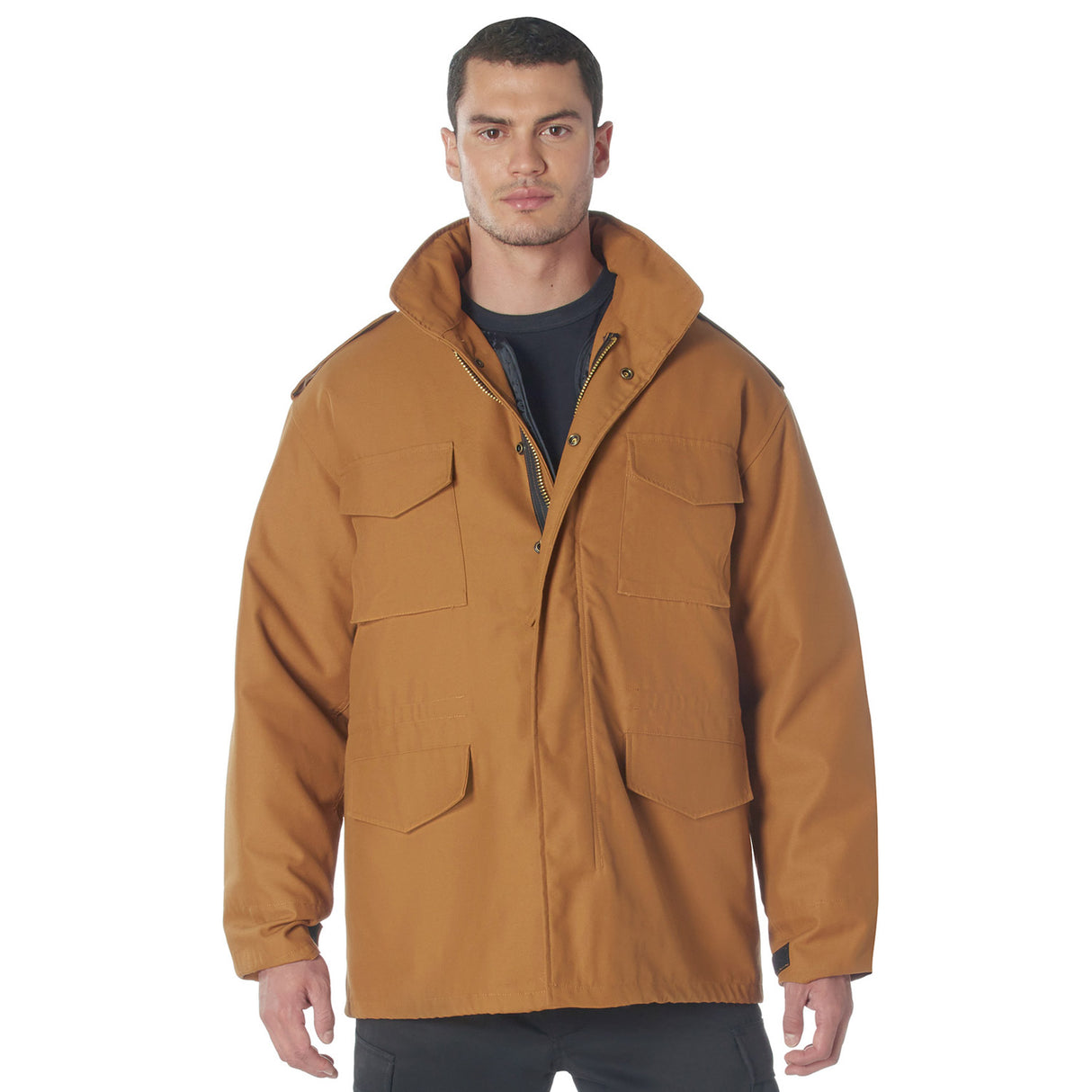 Work Brown M-65 Field Jacket with Liner