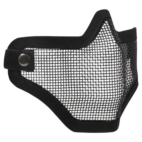 Bravo Tac Gear Strike Black Steel Half Face Mask