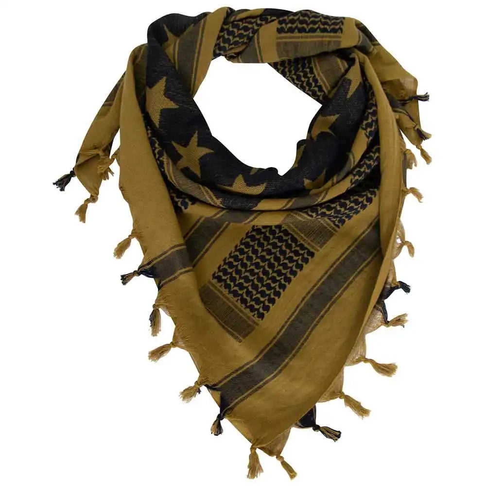 USA Flag Shemagh Tactical Desert Scarf