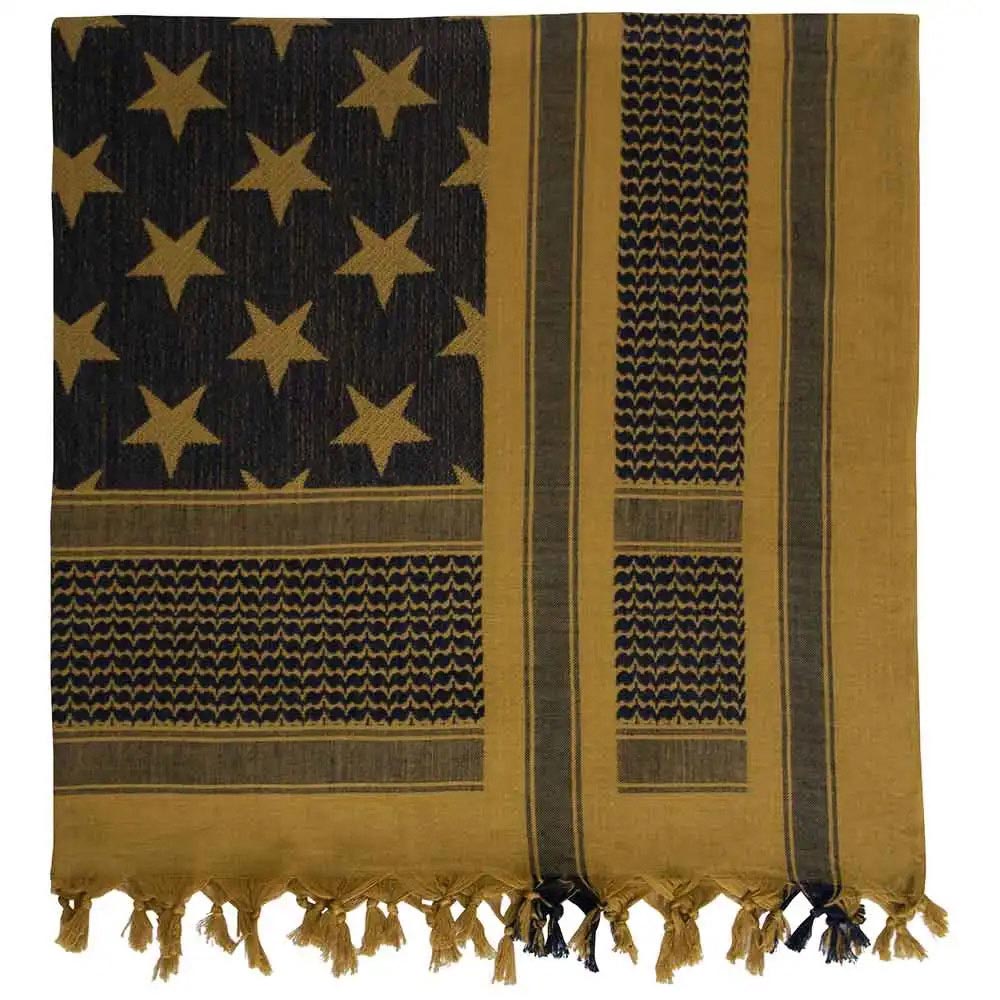 USA Flag Shemagh Tactical Desert Scarf