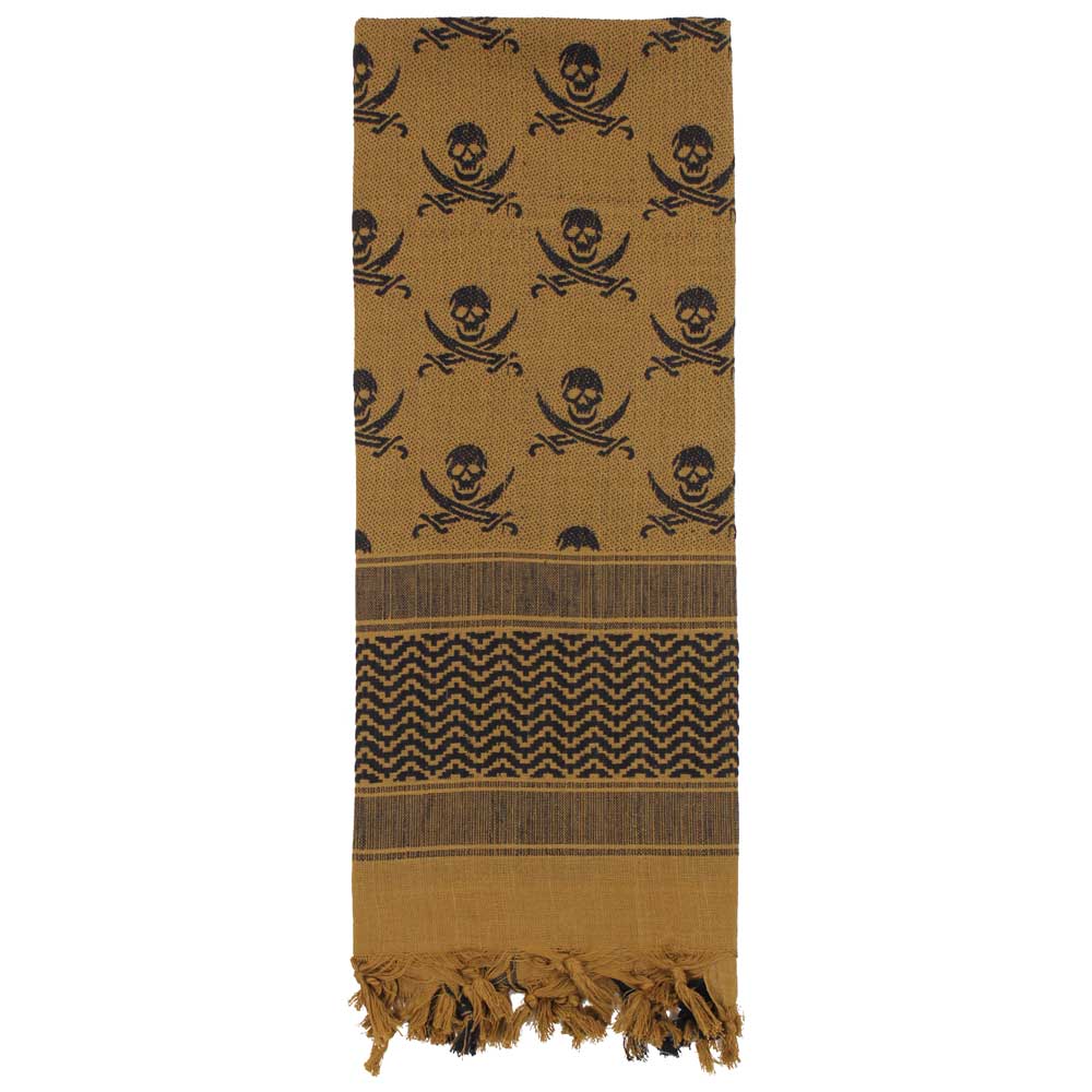 Skull and Crossbones Shemagh Tactical Scarf