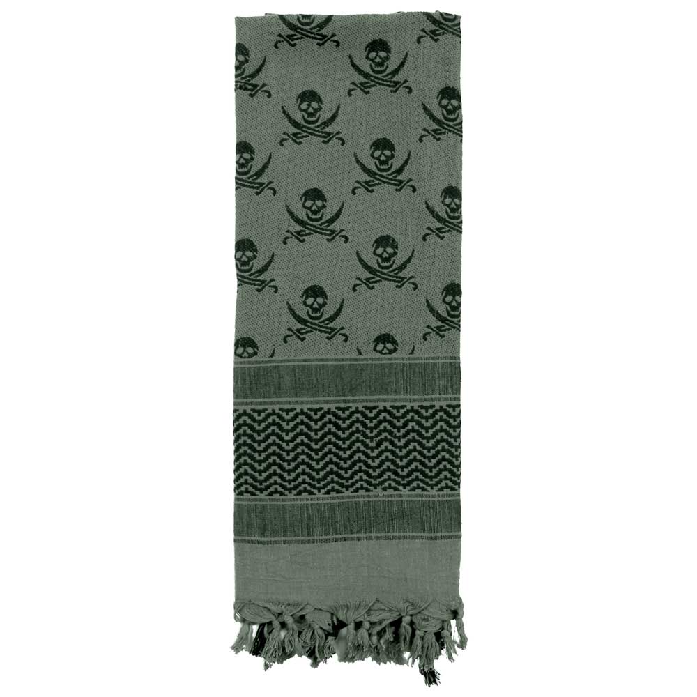 Skull and Crossbones Shemagh Tactical Scarf