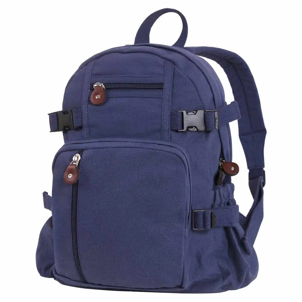 Mini Military Style Canvas Backpack