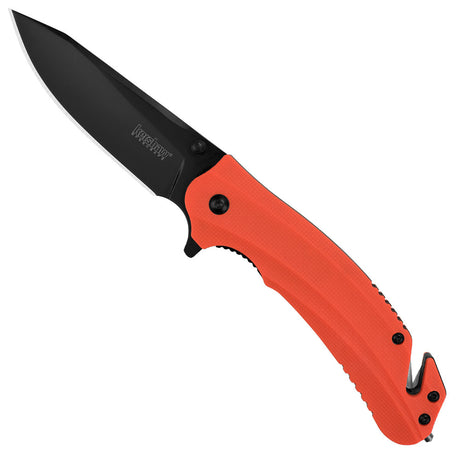 Kershaw Barricade Rescue 3.5-Inch Assisted Opening Folding Knife