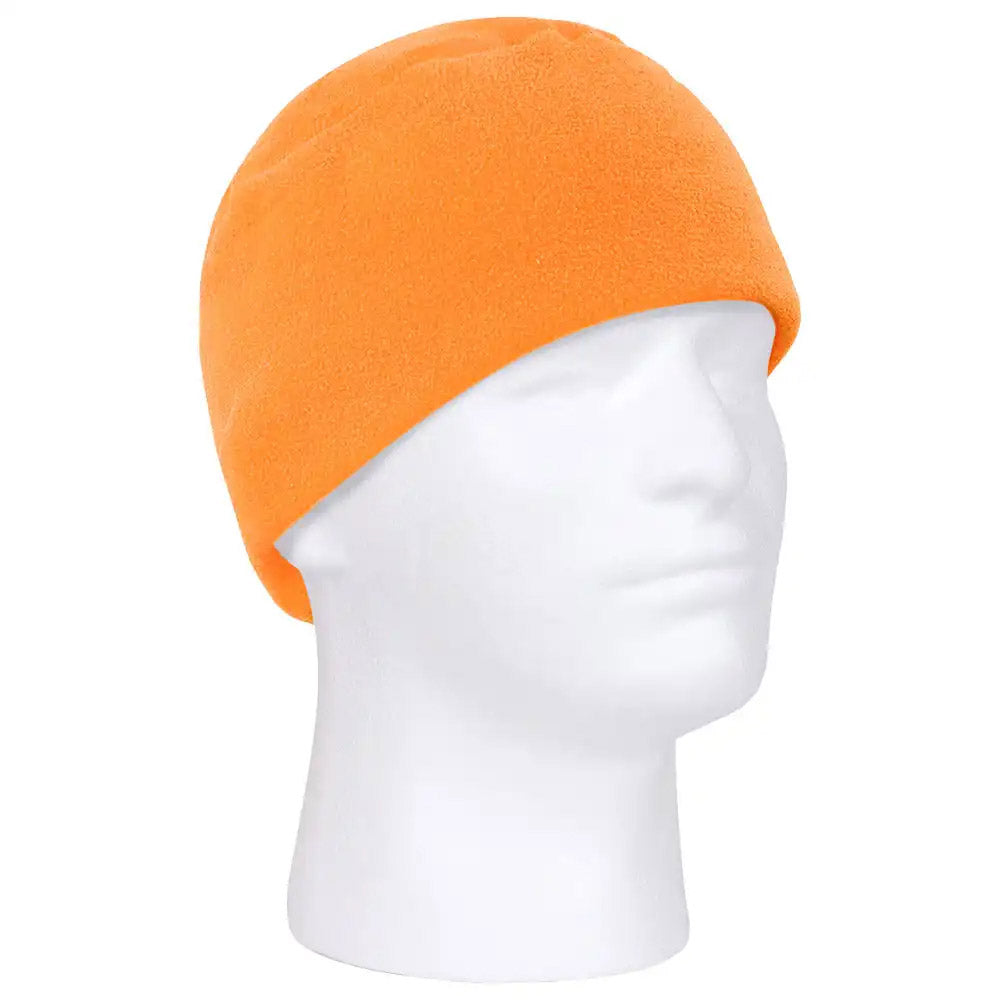 Hi-Vis Safety Orange Polar Fleece Winter Hat