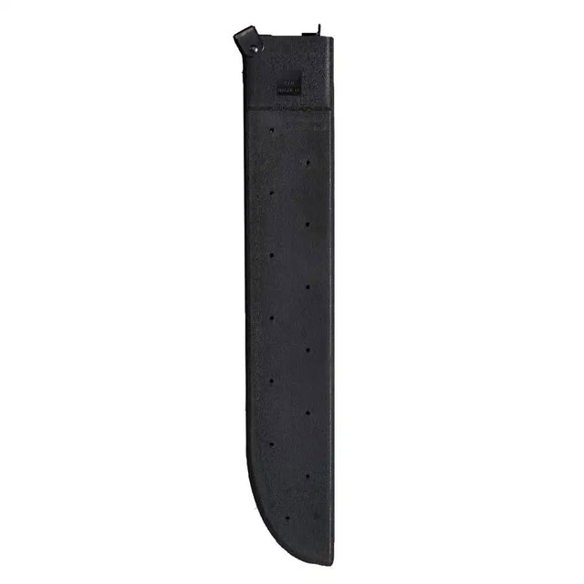 18-Inch Black Machete Sheath with Built-In Sharpener