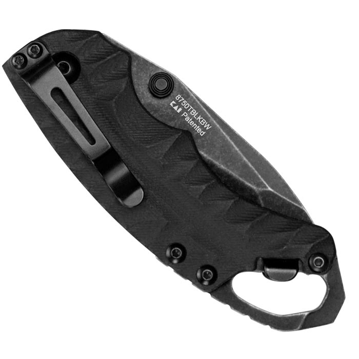 Kershaw Shuffle II 2.25-inch Black Utility Knife 8750TBLKBW