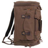 Brown Heavyweight Canvas Extended Stay Duffle Bag