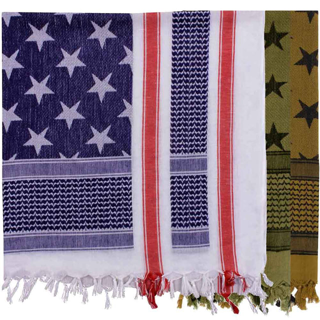 USA Flag Shemagh Tactical Desert Scarf