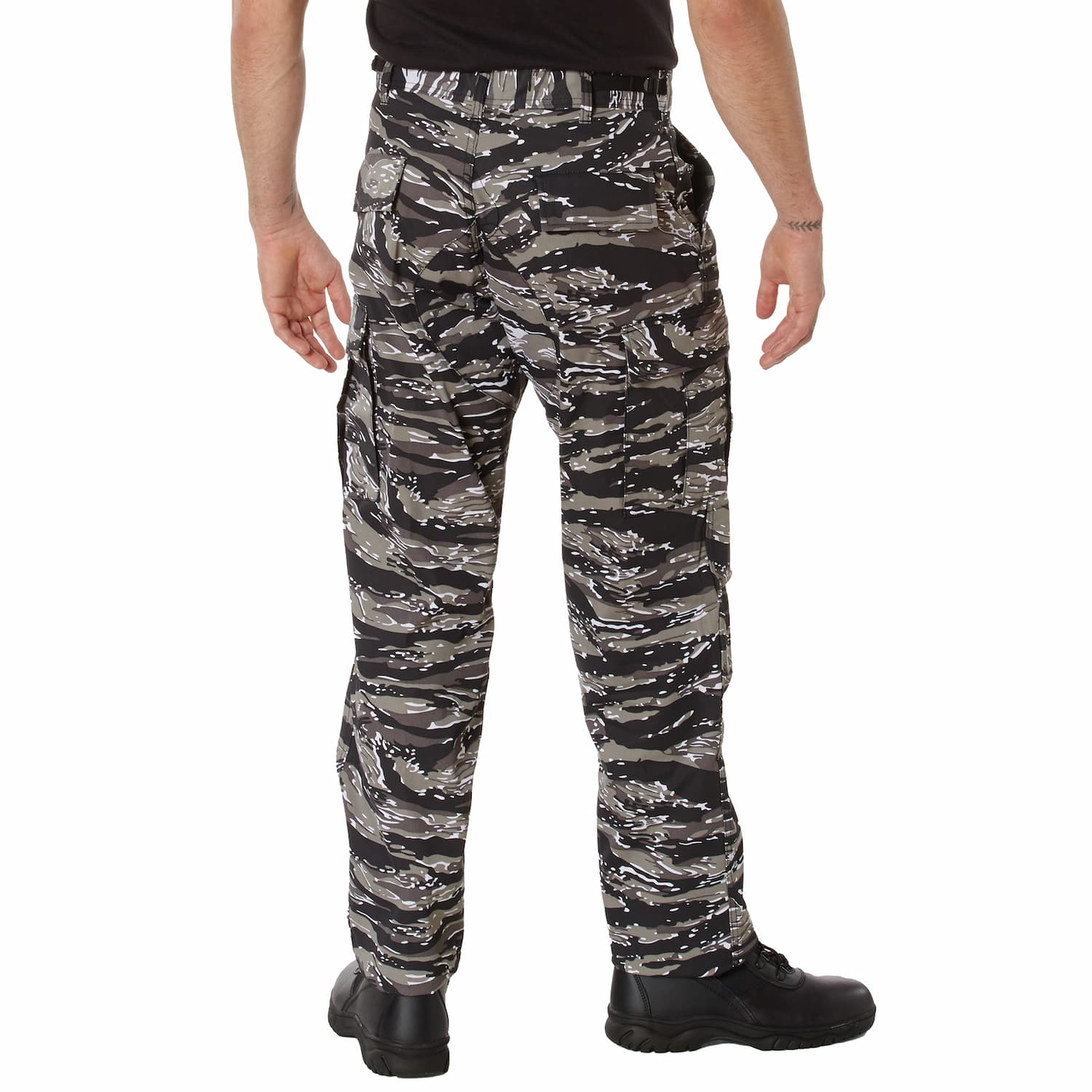 パンツ upper field one NYPPANTS BLUE TIGER CAMO CAMO HQ Serbian Tiger Stripe Police CAMO unisex wide leg