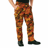 Savage Orange Camouflage BDU Pant