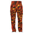 Savage Orange Camouflage BDU Pant