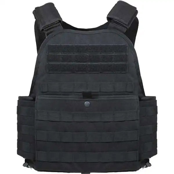 Black MOLLE Plate Carrier Tactical Vest