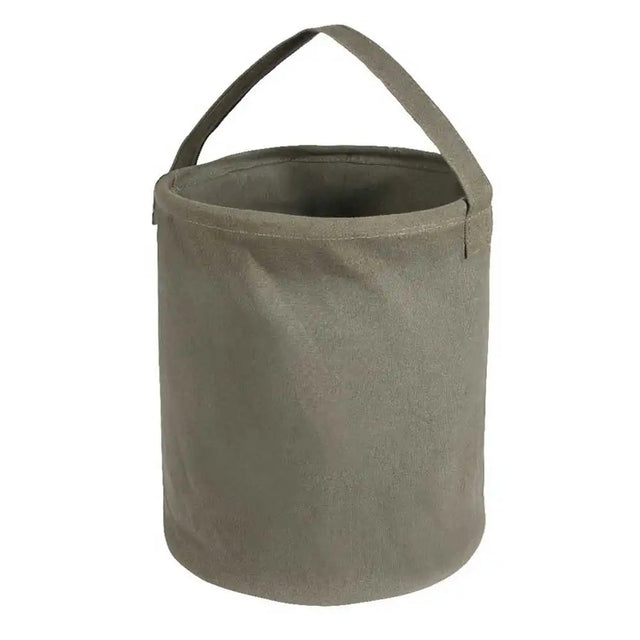 Olive Drab Foldable Canvas Water Bucket